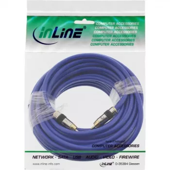 InLine Premium RCA Video & Digital Audio kabelis RCA vīrišķais / vīrišķais, apzeltīts, 25m