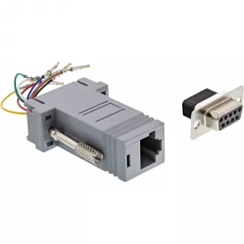 InLine Adapter 9-pin Sub-D sievišķā uz RJ45 sievišķo 68889B