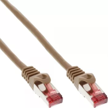 InLine Patch Kabelis S/FTP PiMF Cat.6 250MHz PVC varš brūns 25m