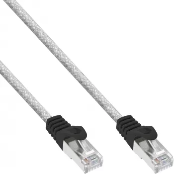 InLine Patch Kabelis SF/UTP Cat.5e caurspīdīgs 25m