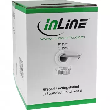 InLine Solid Instalācijas Kabelis SF/UTP Cat.5e AWG24 CCA PVC 500m
