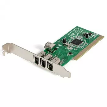 StarTech.com 4 portu PCI 1394a FireWire adaptera karte - 3 ārējie, 1 iekšējais