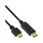 InLine B-17183 DisplayPort uz HDMI pārveidotāja kabeļu komplekts, 20 gab., melns, 3 m