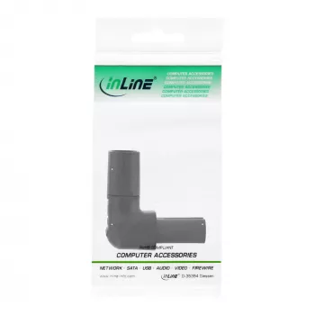 InLine barošanas adapteris IEC 60320 C8/C7, augšup/lejup leņķa 2-pin