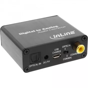 InLine 65002K Audio Pārveidotājs Digitāls uz Analogu