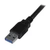 StarTech.com USB3SAB3MBK SuperSpeed USB 3.0 vads A–B, spraudnis–spraudnis, 3 m, melns