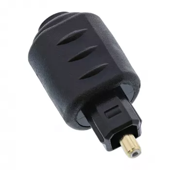 Optiskais audio savienotājs 3.5mm ligzda / Toslink spraudnis InLine 89907
