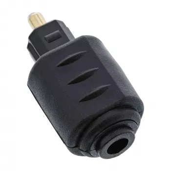 Optiskais audio savienotājs 3.5mm ligzda / Toslink spraudnis InLine 89907