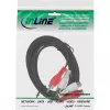 InLine Audio kabelis 2x RCA vīrietis / sieviete 2.5m