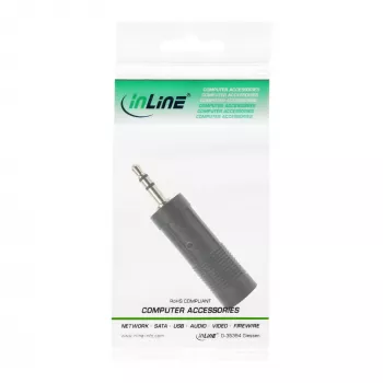 InLine Audio Adapteris 3.5mm vīrišķais / 6.3mm stereo sievišķais