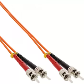 InLine optiskās šķiedras dupleksais kabelis ST/ST 50/125µm OM2 2m