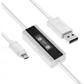 InLine USB Smart Control Multimetrs, uzlādes monitors, 1 m