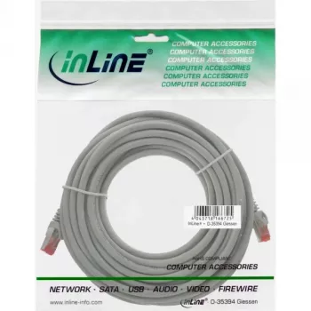 InLine Patch Kabelis S/FTP PiMF Cat.6 250MHz PVC varš pelēks 7.5m