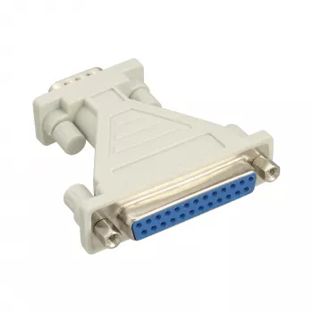 InLine Serial AT-Adapter 25 kontaktu sievišķais / 9 kontaktu Sub-D vīrišķais