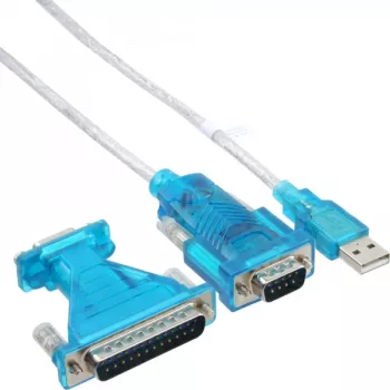 InLine USB uz seriālo adaptera kabelis USB Type A tēviņš / DB9 tēviņš 1,8 m