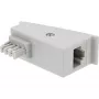 InLine TAE-F DSL Adapter, TAE-F vīrišķais / RJ45 sievišķais, 8P2C Fritzbox, pelēks