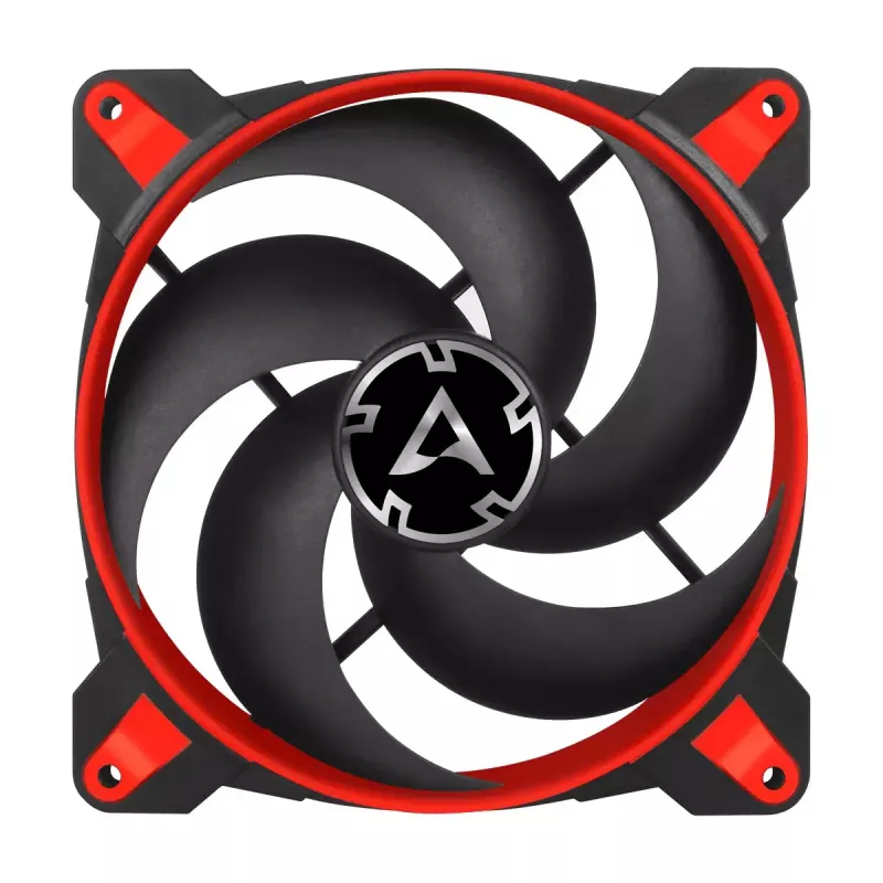 ARCTIC BioniX P140 (Sarkans) – Spiediena optimizēts 140 mm spēļu ventilators ar PWM PST