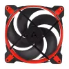 ARCTIC BioniX P140 (Sarkans) – Spiediena optimizēts 140 mm spēļu ventilators ar PWM PST