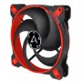 ARCTIC BioniX P140 (Sarkans) – Spiediena optimizēts 140 mm spēļu ventilators ar PWM PST