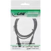 InLine pagarinājuma kabelis līdzstrāvai, DC tēviņš/mātīte 5.5x2.1mm, AWG 18, melns 2m