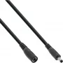 InLine DC pagarinātāja kabelis, DC vīriņš/mātīte 4.0x1.7mm, AWG 18, melns 5m