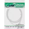 InLine DC pagarinātāja kabelis, DC vīriešu/sieviešu 5.5x2.1mm, AWG 18, balts 2m