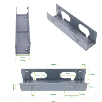 InLine Montāžas Slieces 3.5 collu HDD 59959