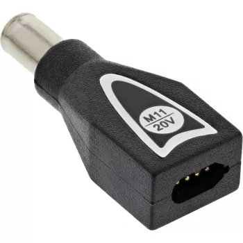 InLine Switch Plug M11 (20V) rezerves spraudnis universālajam barošanas blokam 90W / 120W, melns