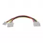 InLine iekšējais Y-veida strāvas kabelis 1x 5.25 collu Molex / 1x 5.25 collu Molex + 1x 3.5 collu diskete