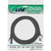 InLine Patch kabelis, Cat.6A, S/FTP, PE āra, melns, 1m