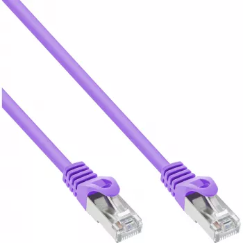InLine Patch Kabelis SF/UTP Cat.5e violets 3m