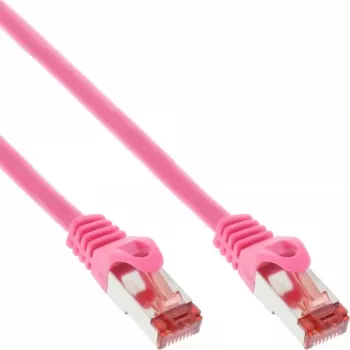 InLine Patch Kabelis S/FTP PiMF Cat.6 250MHz PVC varš rozā 2m