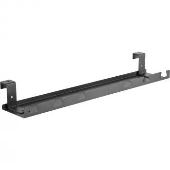 Kabeļu plaukts/paliktnis zem galda InLine 131×590×74 mm, melns