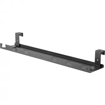 Kabeļu plaukts/paliktnis zem galda InLine 131×590×74 mm, melns
