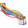 InLine Elastīgs vertikāls kabeļkanāls galdam, 2 kameras, 0,80 m, sudrabs