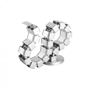 Kabeļu kanāls InLine regulējama augstuma galdiem, 4 kameras, pelēks, 68×36×42 mm