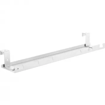 Kabeļu plaukts/paliktnis zem galda InLine 131×590×74 mm, balts