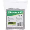 InLine auduma kabeļu uzmava ar āķu un cilpu stiprinājumu, 1 m x 40 mm, pelēka