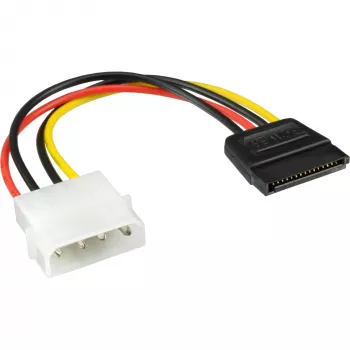 InLine SATA barošanas kabelis 1x 5,25 collu / SATA 0,30 m