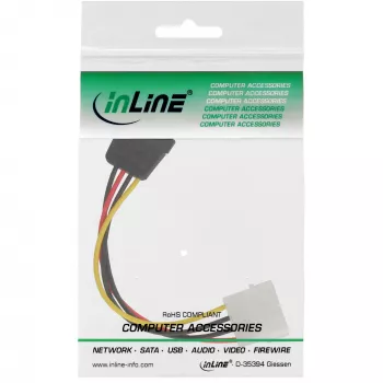 InLine SATA barošanas kabelis 1x 5,25 collu / SATA 0,30 m