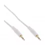InLine Audio kabelis 3,5 mm stereo vīriešu/vīriešu balts/zelta 3 m