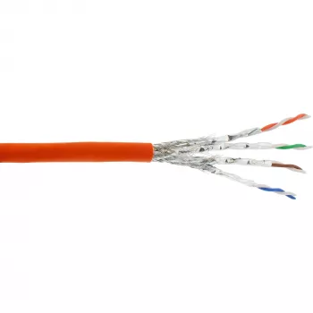 InLine instalācijas kabelis Cat.7a, S/FTP (PiMF) 4x2x0.58 AWG23 1200MHz B2ca 50m