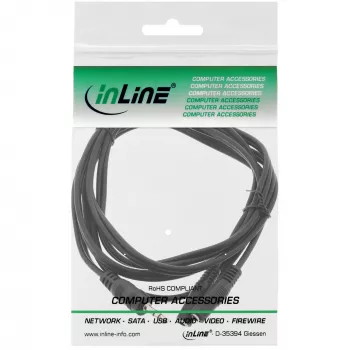 InLine 3.5 mm Jack Y-Kabelis vīrietis uz 2x 3.5 mm ligzda sieviete Stereo 1 m