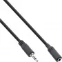 InLine Audio Adaptera Kabelis 4 Kontaktu 2,5mm vīrišķais / 4 Kontaktu 3,5mm sievišķais 1m
