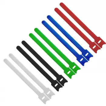 InLine siksniņas kabeļu nostiprināšanai ar Velcro 12x330mm 10 gab. 5 krāsas
