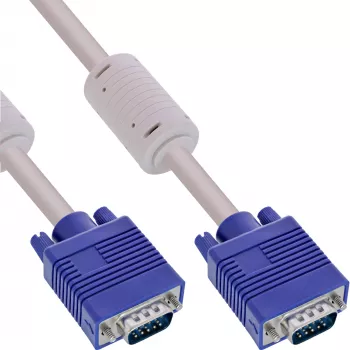 InLine S-VGA kabelis 15 HD pelēks vīriešu / vīriešu 2m