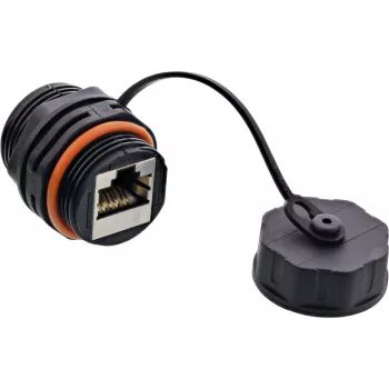 InLine Cat.6A ūdensnecaurlaidīgs IP68 RJ45 savienotājs rūpnieciskai lietošanai