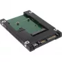 InLine Drive Adapter 2.5 collu SATA uz mSATA SSD 76620B Melns