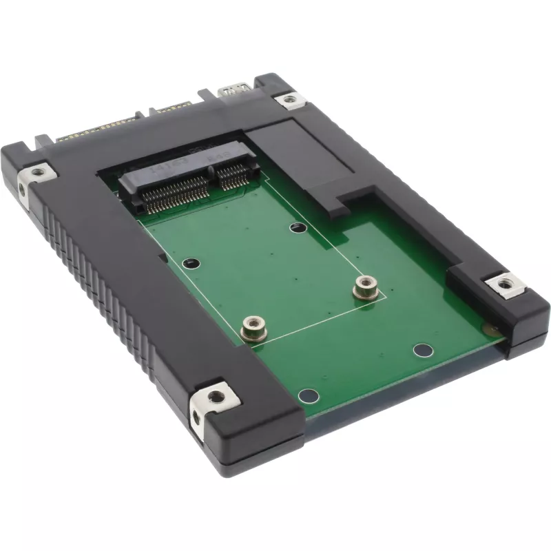 InLine Drive Adapter 2.5 collu SATA uz mSATA SSD 76620B Melns