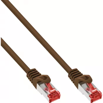 InLine Patch Kabelis S/FTP PiMF Cat.6 250MHz PVC varš brūns 7.5m